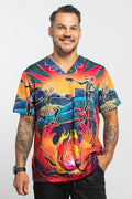 Fire Spirit People Unisex Three Pocket Scrub Top