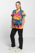 Fire Spirit People Women’s Three Pocket Scrub Top