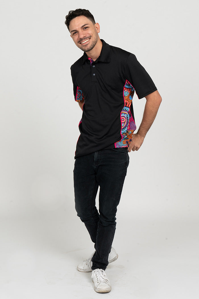 Celebration Black Bamboo (Simpson) Unisex Polo Shirt