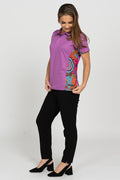 Celebration Purple Bamboo (Simpson) Women's Fitted Polo Shirt