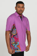 Celebration Purple Bamboo (Simpson) Unisex Polo Shirt