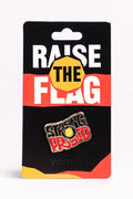 "Raise The Flag" Strong & Proud Aboriginal Flag Lapel Pin - FREE GIFT