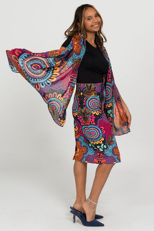 Celebration Rectangle Chiffon Scarf