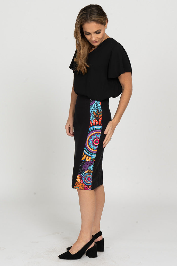 Celebration Panel Pencil Skirt