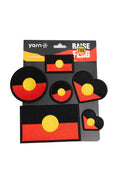 "Raise the Flag" Aboriginal Flag (Australia) Black Kids T-Shirt Boxed Bundle