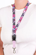 Pink Banksia Premium Lanyard