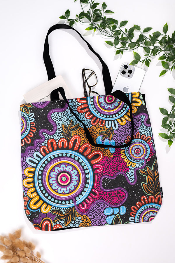 Celebration Premium Canvas Full Print Tote Bag