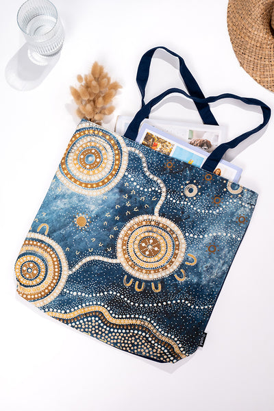 Yilawura (Night) Premium Canvas Full Print Tote Bag