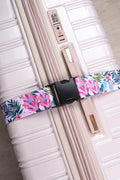 Pink Banksia Luggage Belt