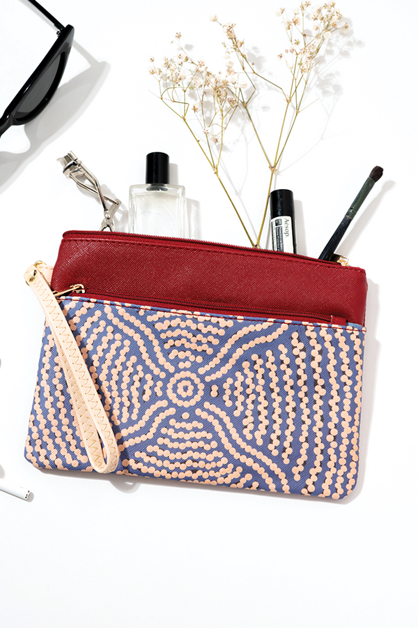 Yarla Panel Zip Purse