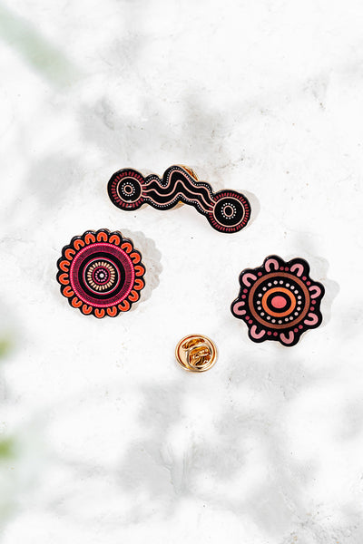Igniting Our Journey NAIDOC 2024 Lapel Pin (3 Pack)