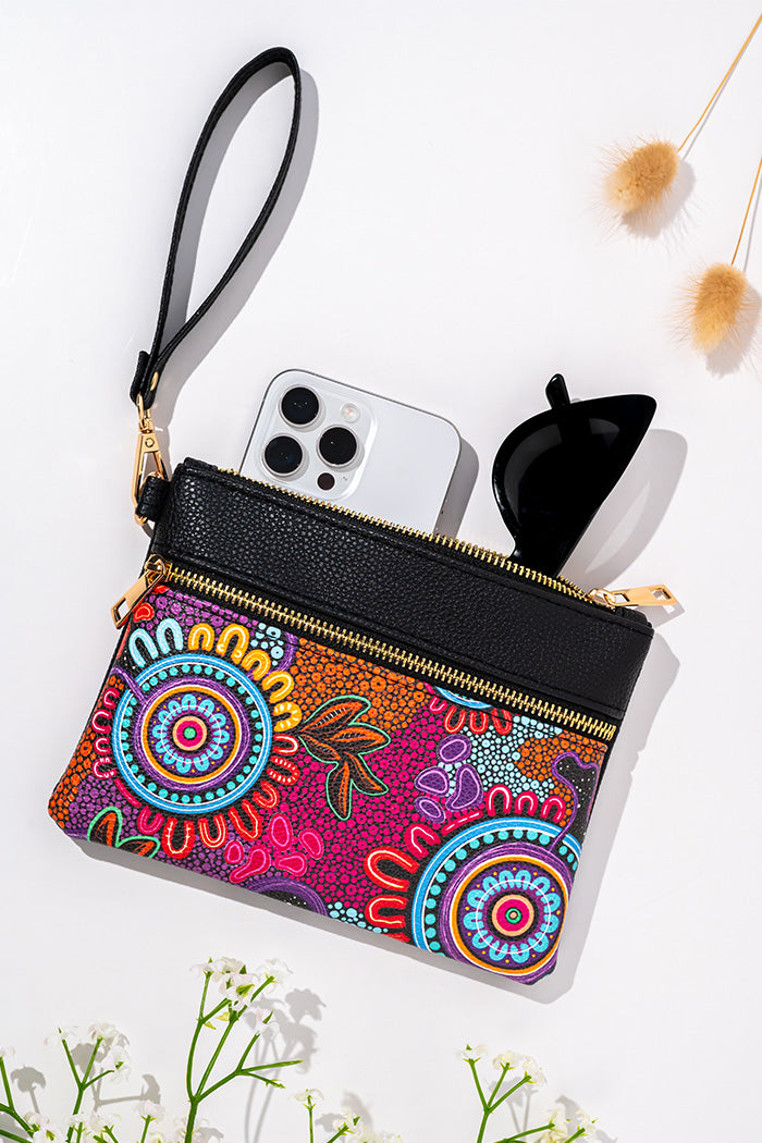 Celebration Zip Panel Purse