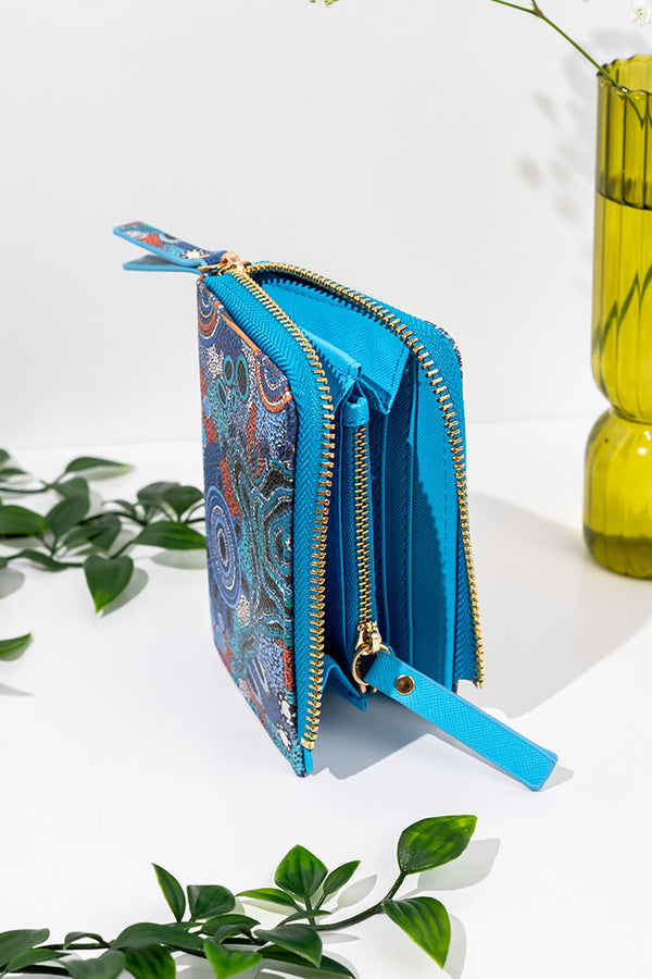 Calm Place Zipper Wallet