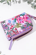 Pink Banksia Zipper Wallet