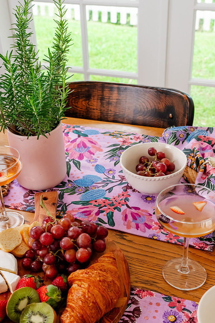 Pink Banksia Linen Placemat (4 Pack)