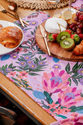 Pink Banksia Linen Placemat (4 Pack)