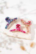 Kenita-Lee McCartney Wrapped Butterfly Claw Clip Collection (3 Pack)