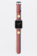 "Raise The Flag" Aboriginal Flag Vegan Leather Apple Watch Strap