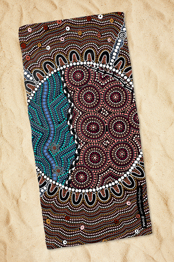 Heal Our Nura Beach Towel