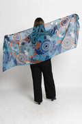 Calm Place Rectangle Chiffon Scarf