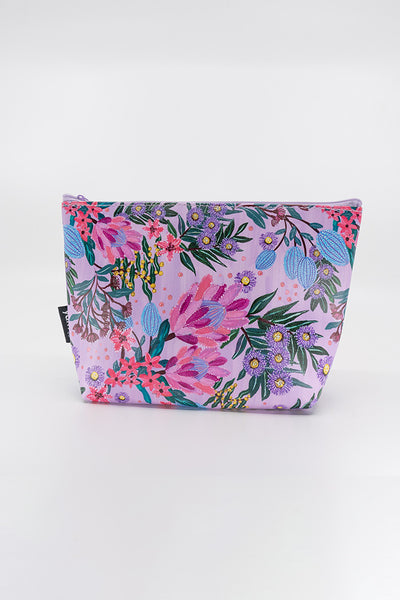 Pink Banksia Large Rectangular Pencil Case