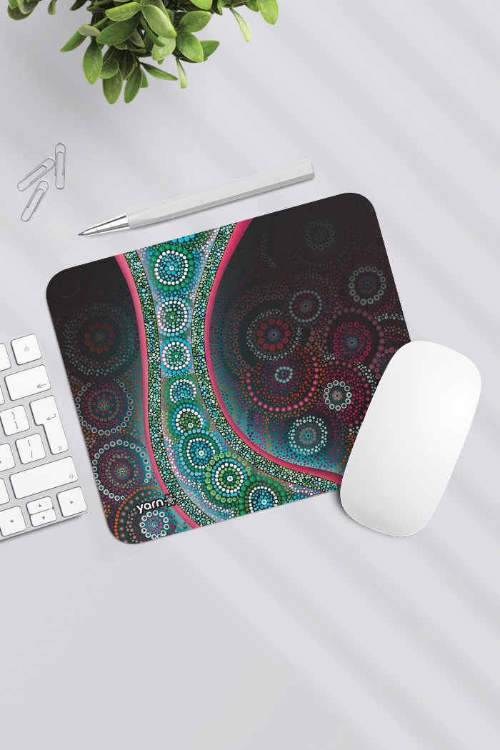 Salt Meets Earth Mouse Pad