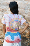 Sunset Healing Women's Fashion Top