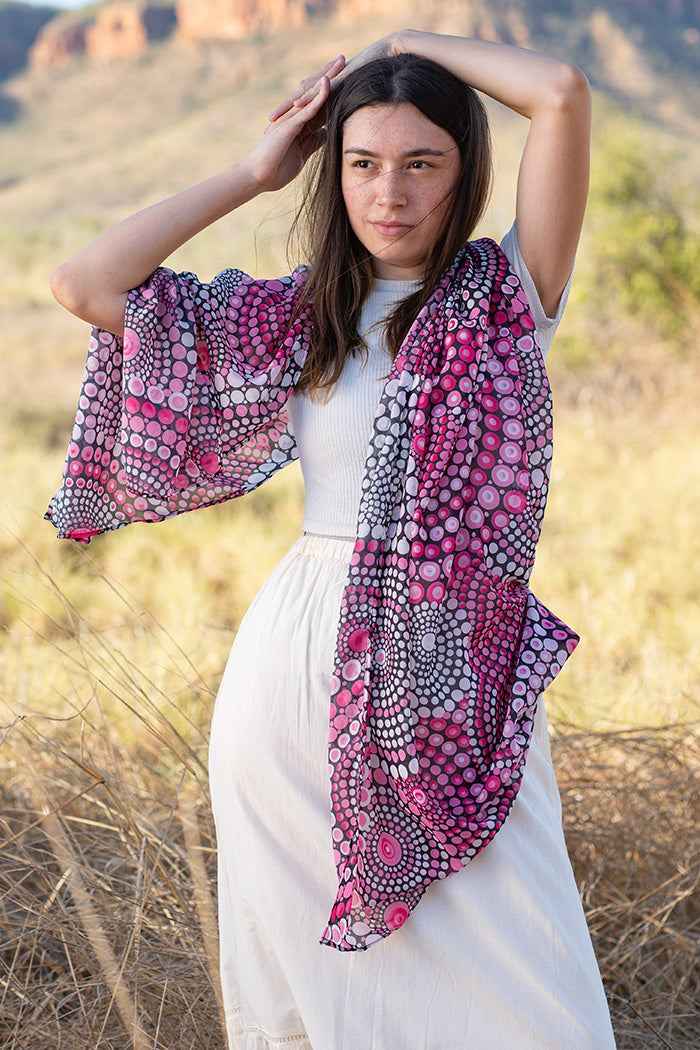 Tribe Of Women Rectangle Chiffon Scarf