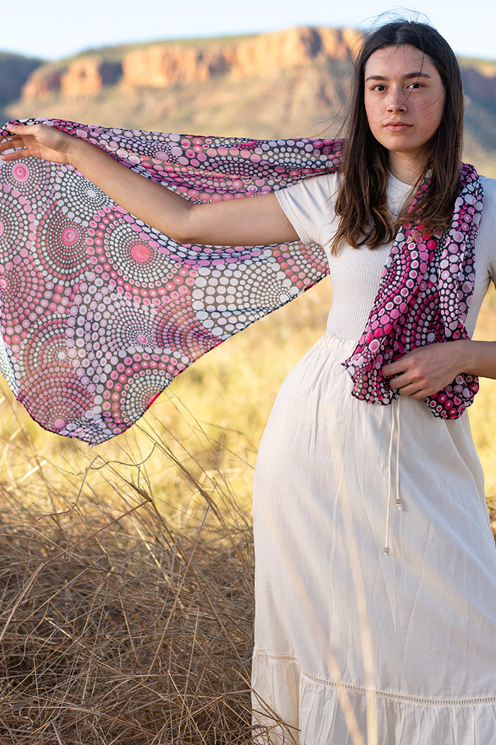 Tribe Of Women Rectangle Chiffon Scarf