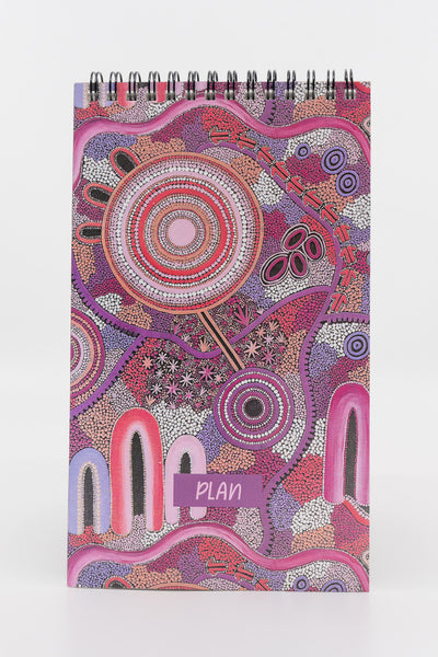 Pink Colours Spiral Notepad