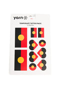 "Raise the Flag" Aboriginal Flag (Large) Black Kids T-Shirt Boxed Bundle