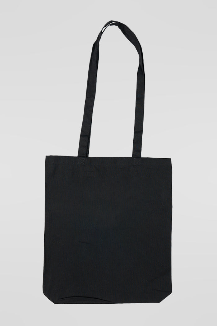 "Raise The Flag" Aboriginal Flag Black Long Handle Cotton Tote Bag