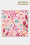 She Blooms Sand Free rPET Beach Towel (160x160cm)