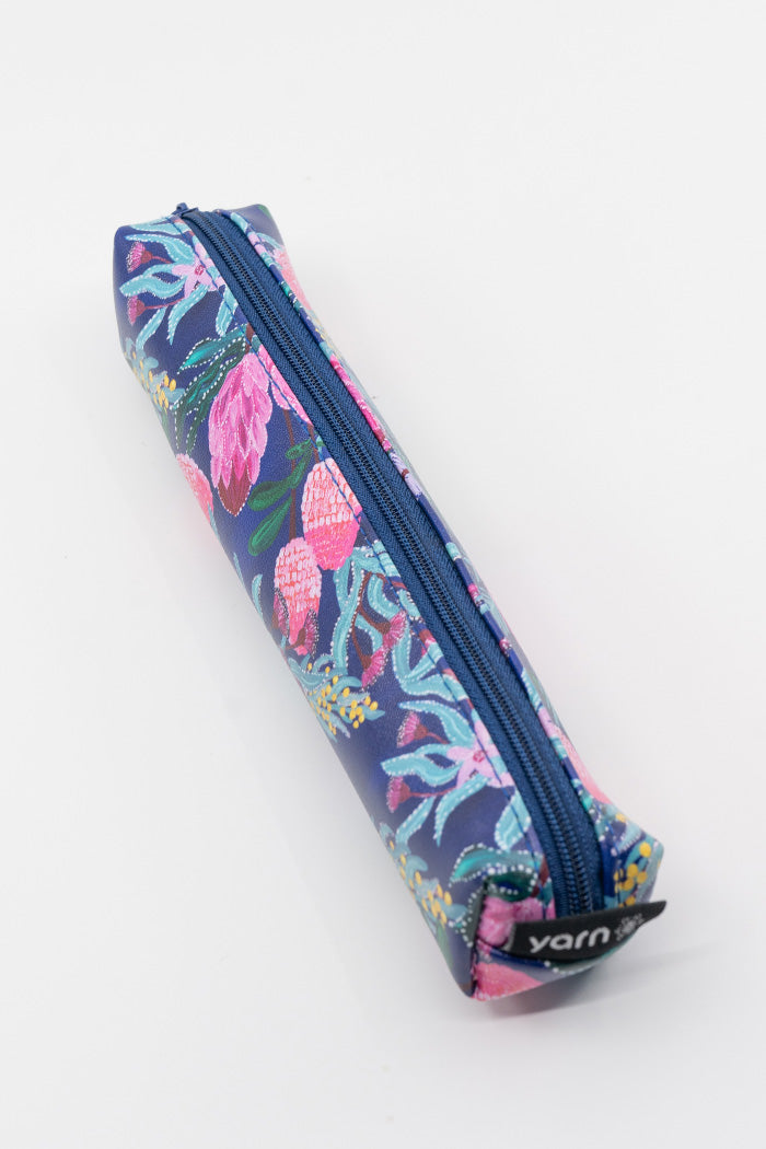 Garden Scene Small Rectangular Pencil Case with Pen