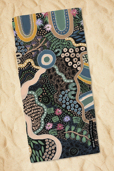 By The Waterhole Beach Towel