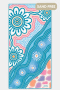 To The Skies Sand Free rPET Beach Towel (80x160cm)