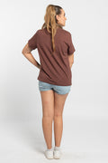 Take Me Home Chestnut Cotton Crew Neck Women's T-Shirt