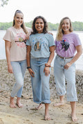 Possum (Batja) 'Australian Wildlife Conservancy' Pale Pink Cotton Crew Neck Women’s T-Shirt