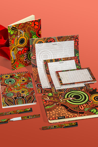 Aboriginal Art NAIDOC 2024 A5 Notebook Bundle - P.D | Yarn Marketplace