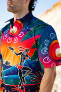 Fire Spirit People Unisex Polo Shirt