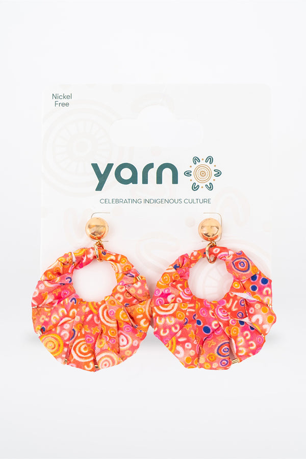 Ngayt Poonan Wrapped Double Loop Earrings