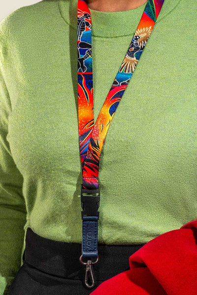 Fire Spirit People Premium Lanyard