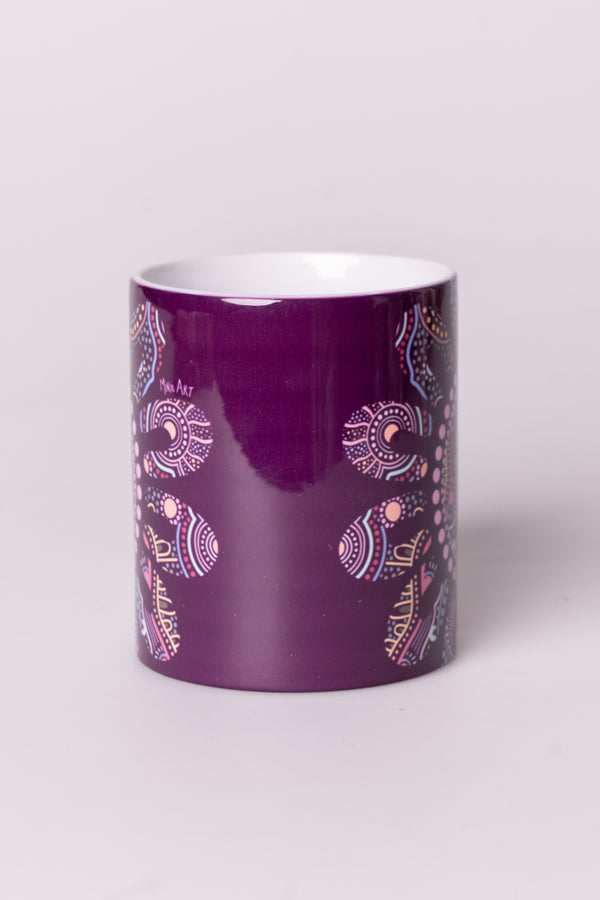 Connection Through Generations (Purple) Ceramic Coffee Mug