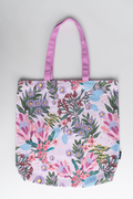 Pink Banksia Premium Canvas Full Print Tote Bag