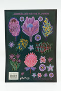 Jessica Begg 'Native Flowers' A4 Sticker Pack