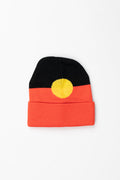 "Raise The Flag" Aboriginal Flag (Full Print) Red & Black Acrylic Beanies