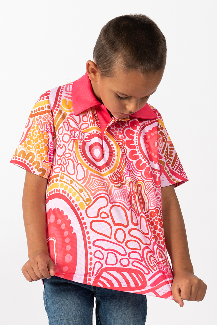 Manu UPF50+ Kids Polo Shirt