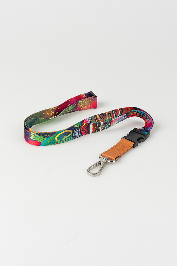 Connecting The Past To A Brighter Future Premium Lanyard