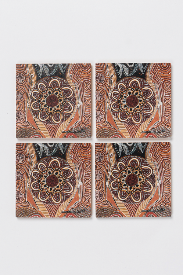 Respecting Our Elders Bamboo Coaster Set (4 Pack)