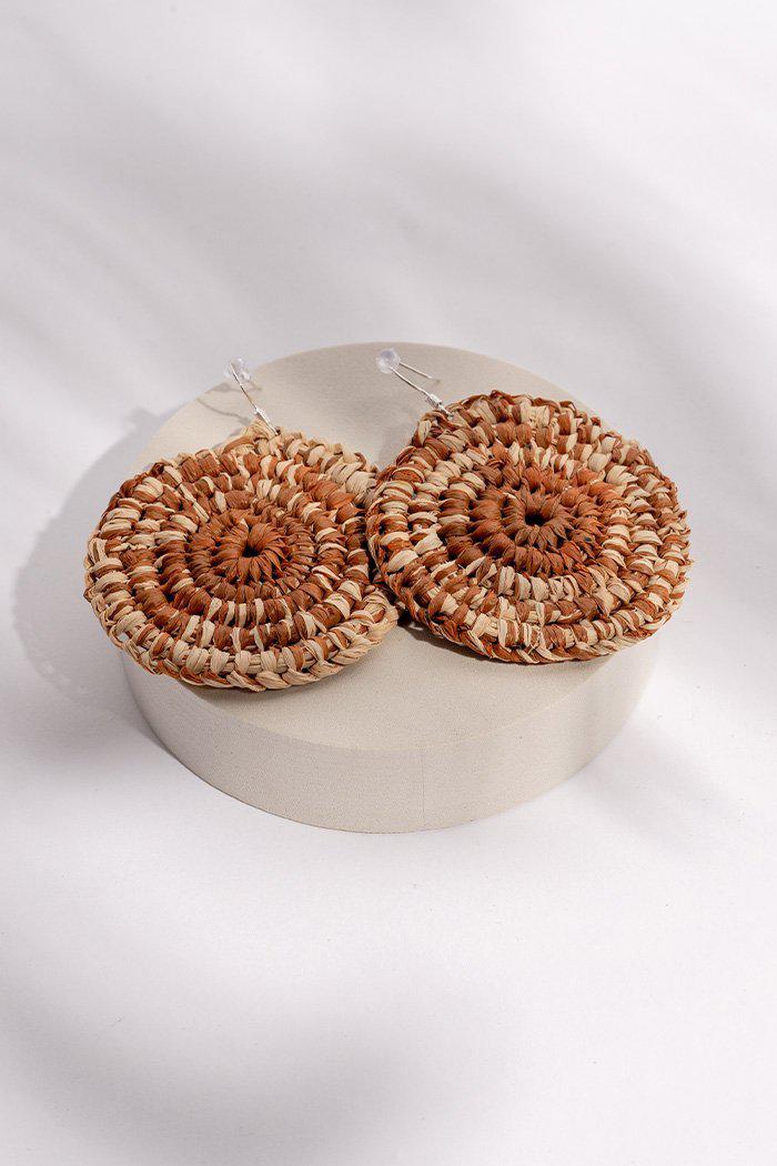 Hand Woven Coil Earrings by Cape York Art  QAGOMA Store